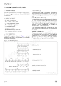 ST7FLI19BF1U6TR Datasheet Page 20