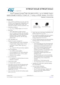 STM32F303VCY6TR Datasheet Copertura