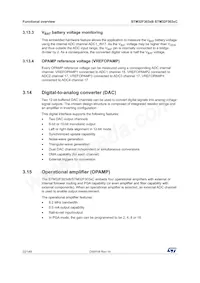 STM32F303VCY6TR Datasheet Page 22