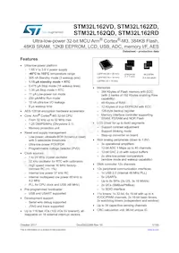 STM32L162QDH6DTR Datasheet Copertura