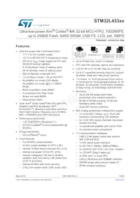 STM32L433RCY3TR Datasheet Cover