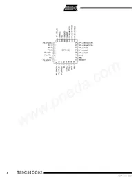 T89C51CC02UA-TDSIM Datasheet Page 4