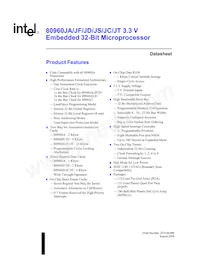 TG80960JC66 Datasheet Cover