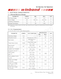 W78E052C40PL數據表 頁面 11