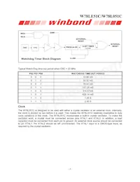 W78L051C24PL Datenblatt Seite 8