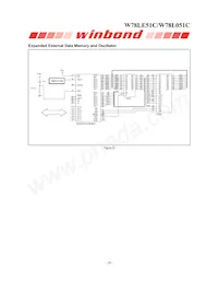 W78L051C24PL Datasheet Page 20