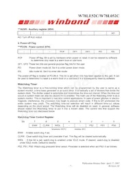 W78L052C24PL Datasheet Page 7