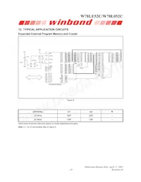 W78L052C24PL Datenblatt Seite 19