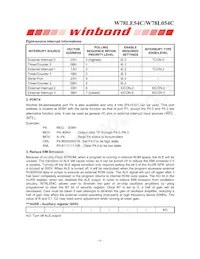 W78L054C24PL Datasheet Pagina 6