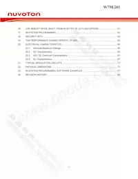 W79E201A16PL數據表 頁面 2