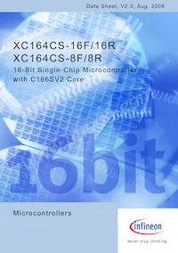 XC164CS16F40FBBKXQMA1 Datenblatt Cover