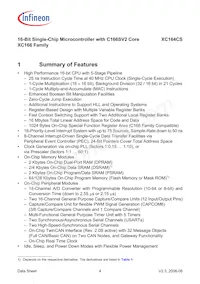 XC164CS16F40FBBKXQMA1數據表 頁面 6