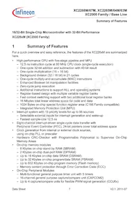 XC2268M72F66LAAFXUMA1 Datasheet Pagina 7