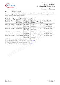 XE162HL20F80LAAFXQSA1 Datasheet Page 9