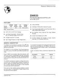 Z86E2304VSC00TR Datasheet Copertura