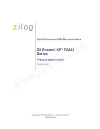 Z8F0113SB005SC Datasheet Copertura