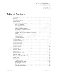 Z8F0113SB005SC Datenblatt Seite 4