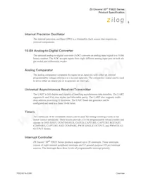 Z8F0113SB005SC Datenblatt Seite 15