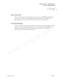 Z8F0113SB005SC Datasheet Page 16