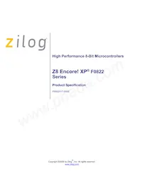 Z8F0422SJ020SC00TR Datasheet Copertura