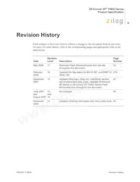 Z8F0422SJ020SC00TR Datasheet Pagina 3