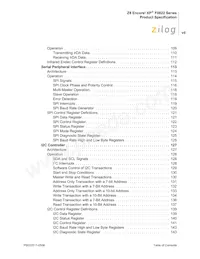 Z8F0422SJ020SC00TR Datasheet Pagina 7