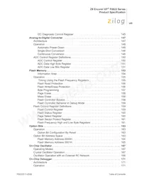 Z8F0422SJ020SC00TR Datasheet Pagina 8