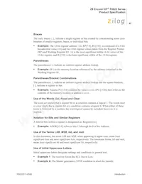 Z8F0422SJ020SC00TR Datasheet Page 11