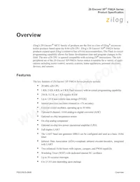 Z8F042APB020SC2106 Datasheet Page 12