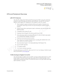 Z8F042APB020SC2106 Datasheet Page 16