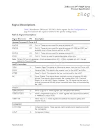 Z8F042APB020SC2106 Datenblatt Seite 22