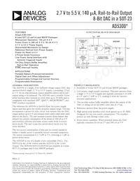 AD5300BRMZ-REEL Datasheet Copertura