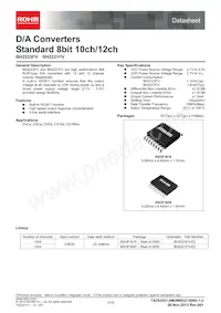 BH2223FV-E2 Datasheet Copertura