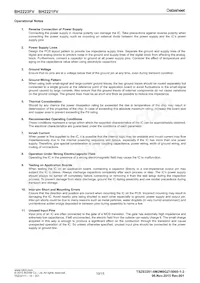 BH2223FV-E2 Datasheet Pagina 10