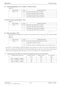 BU9414FV-E2 Datasheet Page 11
