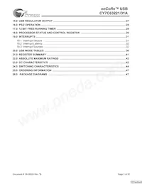 CY7C63231A-SXCT Datasheet Pagina 3