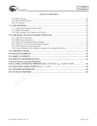 CY7C64113-PVC Datasheet Pagina 3