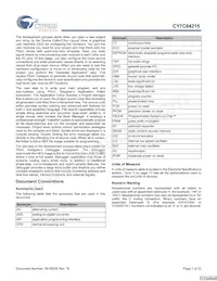 CY7C64215-56LFXCT數據表 頁面 7