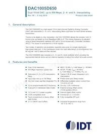 DAC1005D650HW/C1:5 Datasheet Copertura