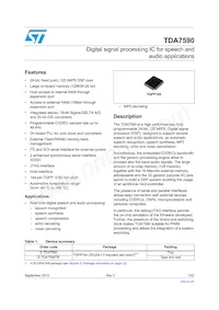 E-TDA7590 Datasheet Copertura