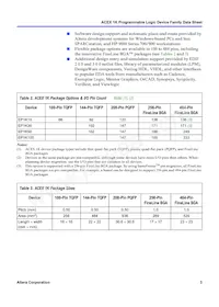 EP1K50QC208-3AA Datasheet Page 3