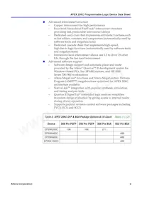 EP20K600CF672I8N Datasheet Pagina 3