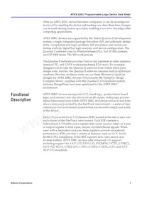 EP20K600CF672I8N Datasheet Pagina 7