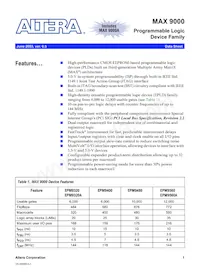 EPM9560RC240-15YY Datasheet Cover