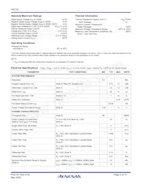 HI5735KCBZ Datasheet Page 3