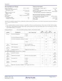 ISL22319UFU8Z-TK Datenblatt Seite 3