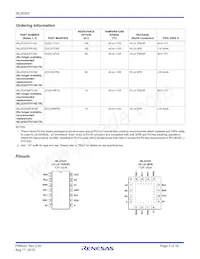 ISL22323WFR16Z-TK Datasheet Pagina 2