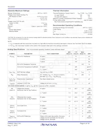 ISL22323WFR16Z-TK Datenblatt Seite 4