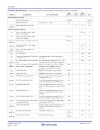 ISL22323WFR16Z-TK Datasheet Pagina 7