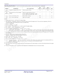 ISL22323WFR16Z-TK Datenblatt Seite 8